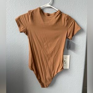 Auden Camel Short Sleeve Bodysuit